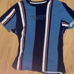 Striped blue Hollister  t-shirt